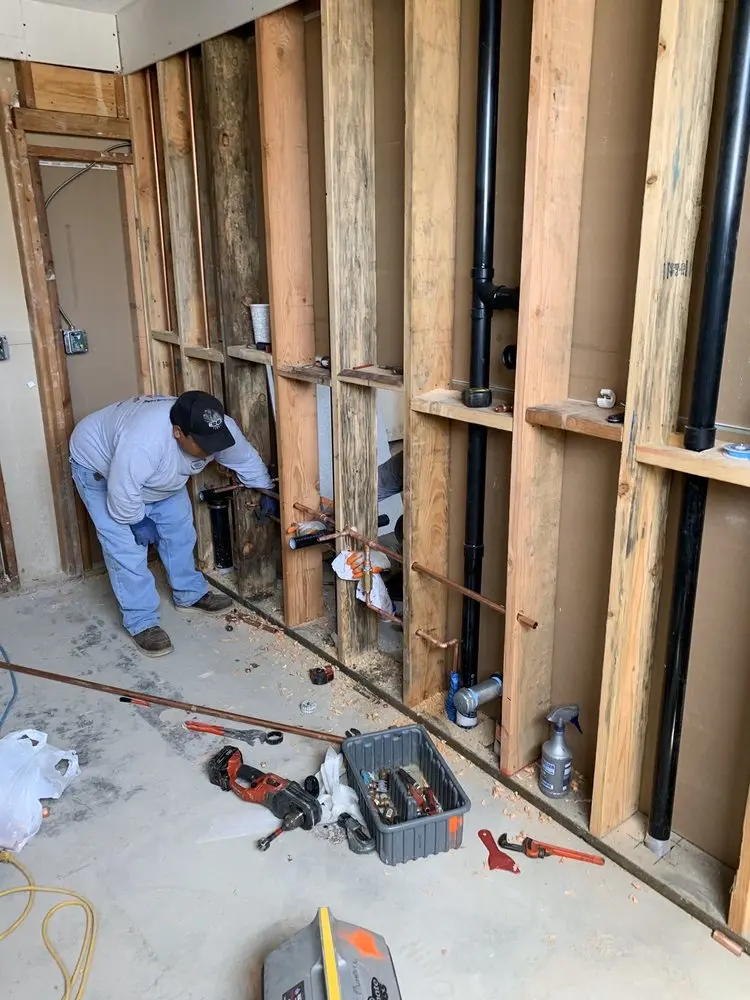 Commercial rough-in plumbing for Gas Line Repair in Hawthorne